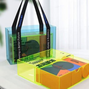 colorful tote gift box